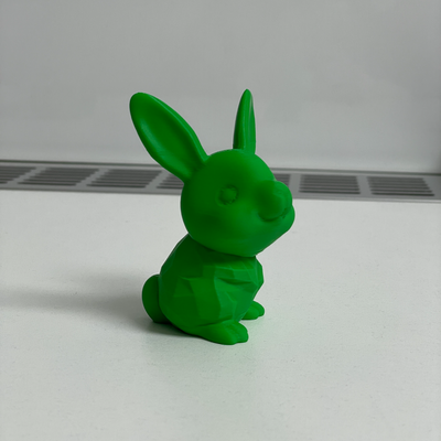 easter bunny poly body remixed by mdesign household decor rabbit easterbunny lowpoly summer 3d print model - Mito3D