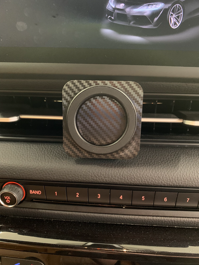 toyota gr supra mkv magsafe phone mount by disegni fugazi tools gadgets 3d print model - Mito3D