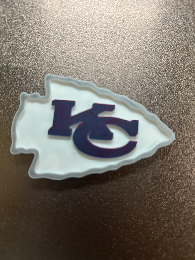 kansas ciudad jefes imán remezclado by claw prints casa decoración kc cheifs súper cuenco fútbol travis kelce 3d print model - Mito3D