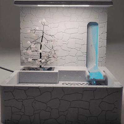 zen fountain by jarvisdesign art models functional original simple large unique awesome decor decoration water 3d print model - Mito3D