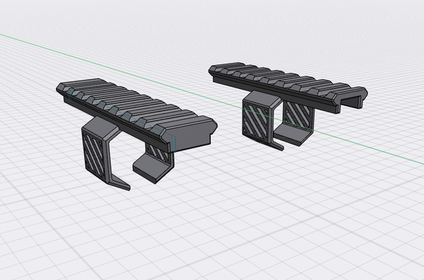 bt 20 kılavuz demiryolu aksesuarlar by hobi kendin yap güç banka edc rehberler 3d print model - Mito3D