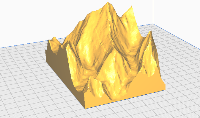 monte everest by lucavid04 arte esculturas 3d print model - Mito3D