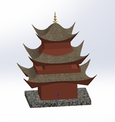 çince pagoda by sanat heykeller 3d print model - Mito3D