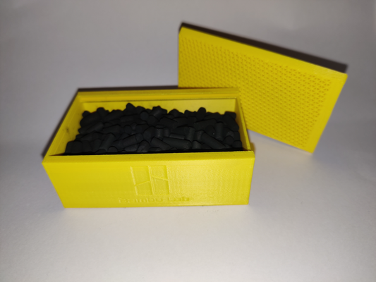 ativado carbono caixa recarregável bambulab p1 series x by disttrack3d 3d impressora acessórios x1 acessório filtro adaptador 3d print model - Mito3D