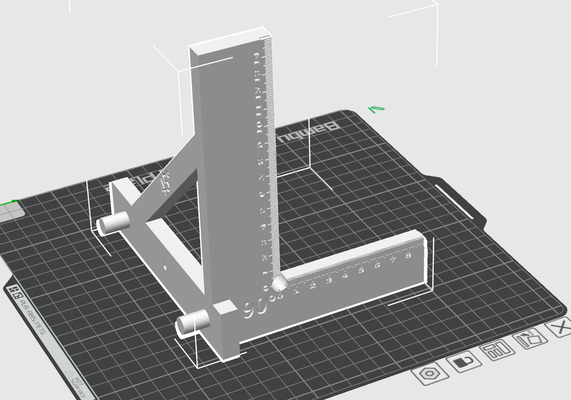 universal medindo by lbprace ferramentas mão escala ferramenta madeira centro transferidor ângulo 3d print model - Mito3D