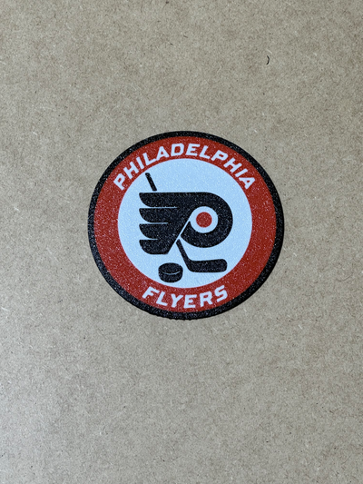 philadelphia flyer nhl logo benutzerdefiniert untersetzer by abonnieren kunst zeichen logos philly eishockey bruins teufel pinguine metropolitan aufteilung atlantisch blätter ahorn blitz ranger hurrikane einstellen blau jacken 3d print model - Mito3D