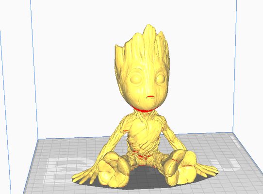 groot génial by art sculptures modèle figure 3d print model - Mito3D