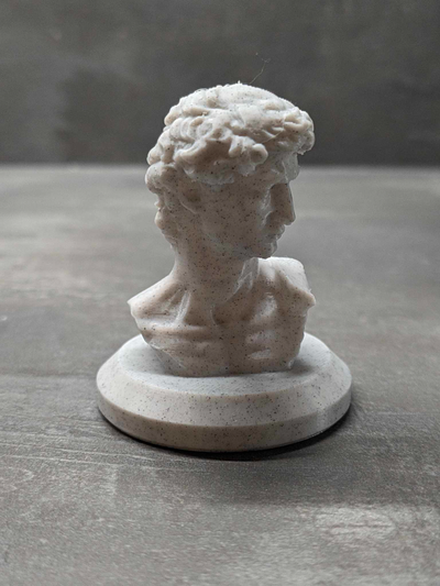 michaelangelo 39 nun david heykel büst as kahve kurcalamak or küçük dekorasyon by dododrone sanat heykeller michelangelo pop barista aksesuarlar ev halkı mutfak aksesuarlar ofis minyatür 3d print model - Mito3D