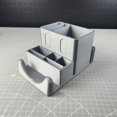 dake original impresión herramienta almacenamiento caja teléfono espalda tablero mantenimiento is to sitio by reversa herramientas artilugio bolígrafo soporte lápiz teléfono móvil pei 3d print model - Mito3D