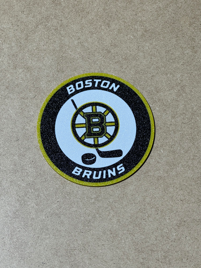 boston bruins nhl logo benutzerdefiniert design untersetzer by abonnieren kunst zeichen logos eishockey flyer ranger teufel 3d print model - Mito3D