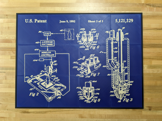 fdm 3d impressora patente folha 2 us5121329a aparelho método criando three dimensional objetos by famjar vv arte 2d parede 3d print model - Mito3D