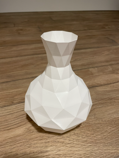 poly simple vase by peprinter household decor lowpoly flower flowers decorations house 3d print model - Mito3D