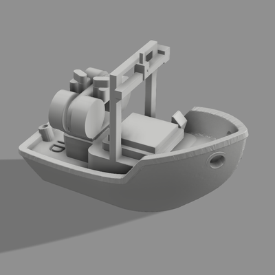 benchy by f1dude 3d printer test models a1 bambu combo lab boat 3d print model - Mito3D