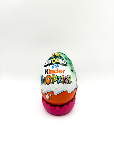 egg shell kinder surprise by samactivity toys & games easter children bunny happyeaster 3d print model - Mito3D