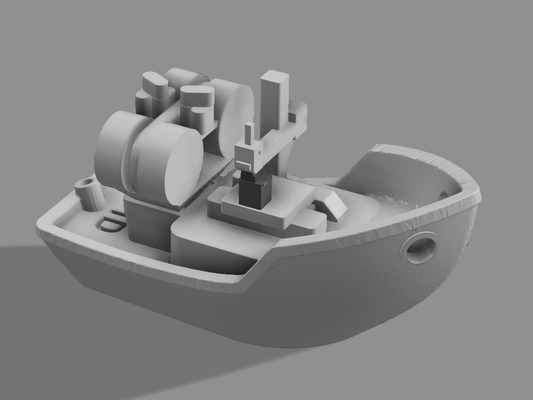 benchy by f1dude 3d printer test models a1 mini ams lite bambu combo boat 3d print model - Mito3D