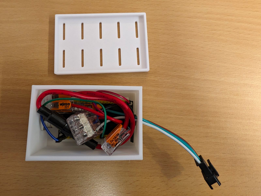 esp32 geh f r wled projekt oder andere anwendung mit fucile adattatore alimentazione by bastel42 passatempo fai elettronica esp caso avvolgimento wledenclosure wledgehaeuse gehaeuse 3d print model - Mito3D