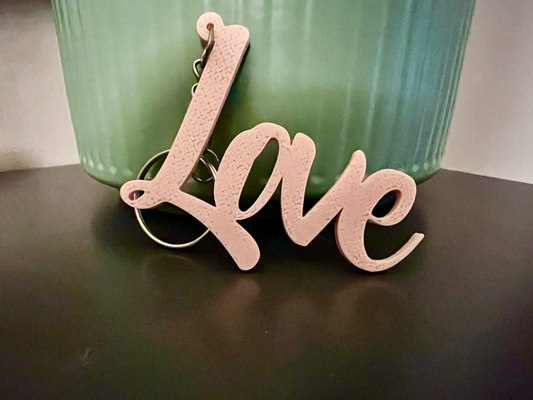 love keychain by mirchaemanuel fashion models write written 3d print model - Mito3D