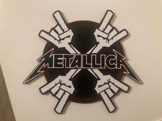 metallica montanha russa by yakubhroch arte sinais logotipos metal 3d print model - Mito3D