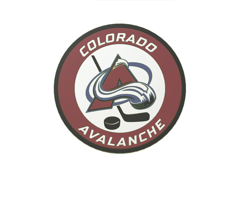 colorado avalancha nhl hockey logo personalizado portavasos by jabhook arte señales logos diseño estrellas blues chorros depredadores salvaje coyotes central división 3d print model - Mito3D