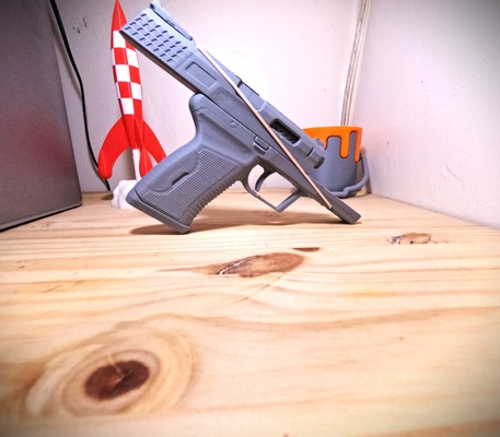 9mm konsept tabanca yeniden karıştırılmış by hobi baskı sahne cosplays kopya silah vay güzel model kitler basmak 3d print model - Mito3D