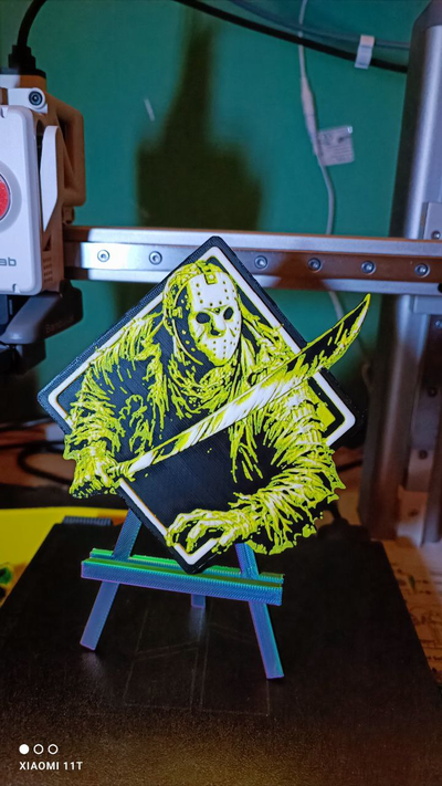 jason voorhees forge chapeaux by ko additif labo génératif 3d modèle lithophane cristal lac vendredi 13th horreur 3d print model - Mito3D