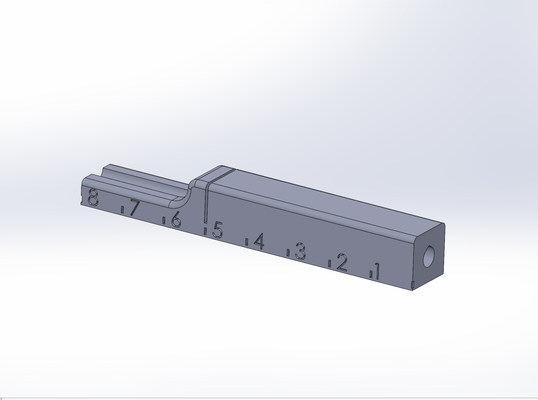 ptfe tube cutter 4mm no unterstützt erforderlich by mtl qc 3d drucker zubehör leiten ams unterstützung pla 3d print model - Mito3D