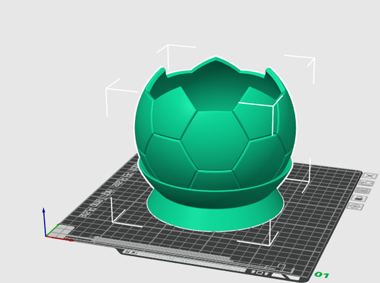 fútbol pelota galleta tarro by sneakginger12 pasatiempo bricolaje diy deporte aire libre 3d print model - Mito3D