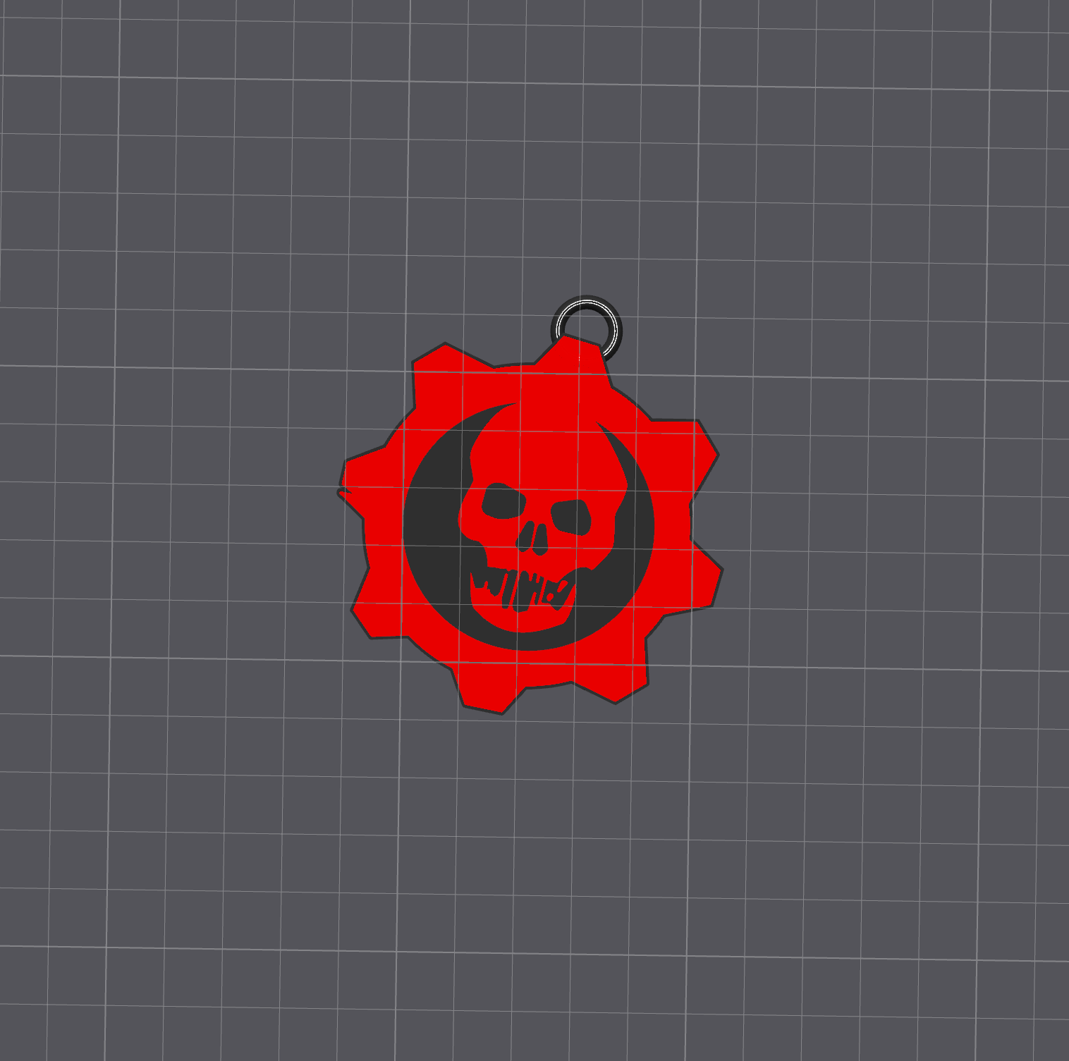 gears of war keychain by tcs3d fashion models cog ams xbox 3D print model - Mito3D