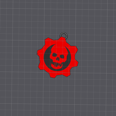 gears of war keychain by tcs3d fashion models cog ams xbox 3d print model - Mito3D