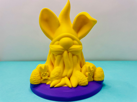 páscoa ovo tema garoto gnomo by funfam3d casa decoração coelho ovos pascoa fofa nosupports primavera apoia oriental cara cesta coelhinho páscoa goblins 3d print model - Mito3D