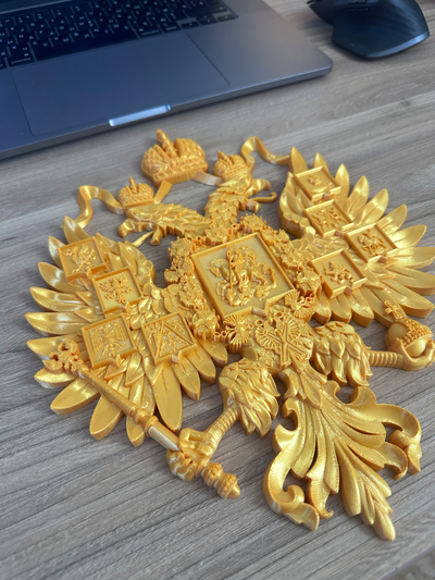 coat of arms russian empire shared by atreides art 2d 3d print model - Mito3D