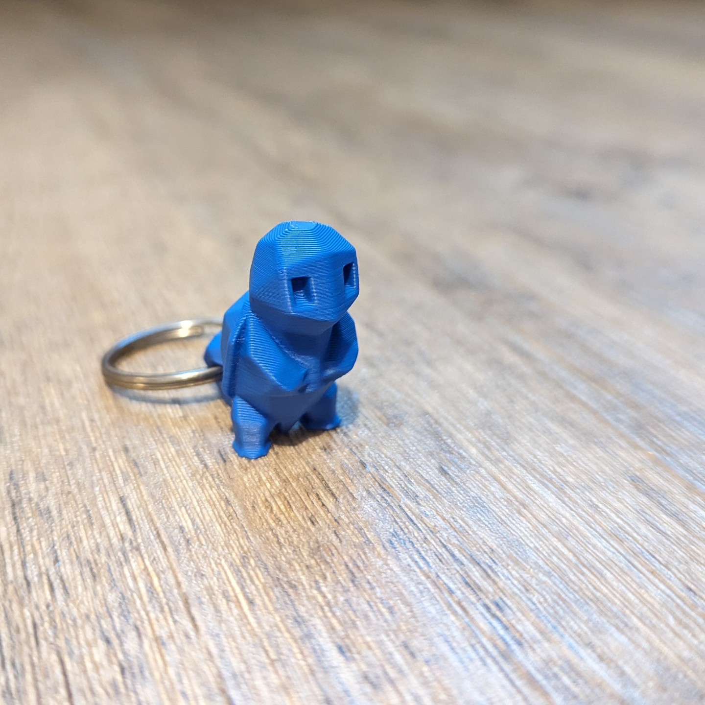 squirtle low-poly keychain remix remixed by timbey fashion models pokemon 3dkeychain lowpoly no supports 3D print model - Mito3D