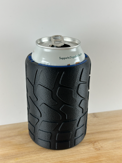 f1 neumático 12oz lata koozie by esposa huellas dactilares casa modelos fórmula 1 soporte 16oz 3d print model - Mito3D