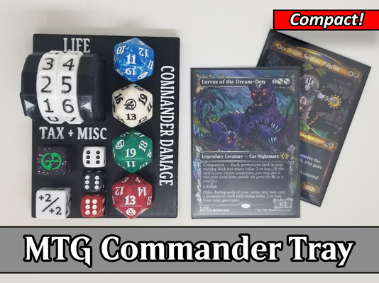 mtg comandante edh bandeja compactar remixado by themakersphere brinquedos jogos magia recolhimento mágica reunião cartão acessórios 3d print model - Mito3D