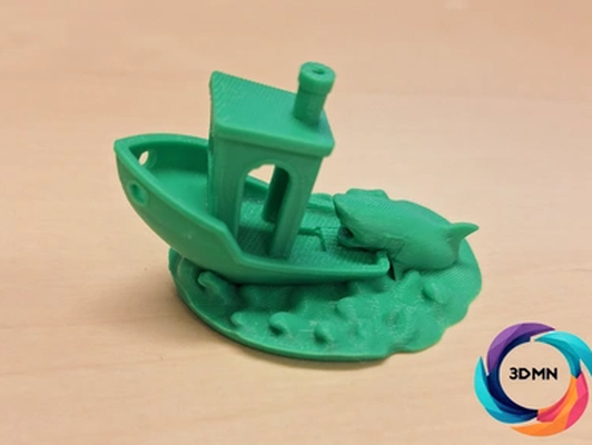 mâchoires 3dbenchy by 3dmn 3d imprimante tester modèles bancal film amusement cool référence requin mini miniature bateau 3d print model - Mito3D