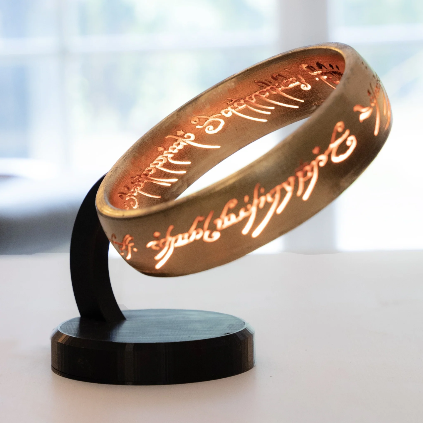 lord of rings lamp by j l'ing art models lotr diy sauron ring frodo barad-dur 3D print model - Mito3D