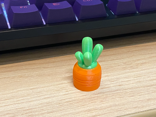 rotatif carotte keycap by skylar xu loisir diy électronique keycaps clavier 3d print model - Mito3D