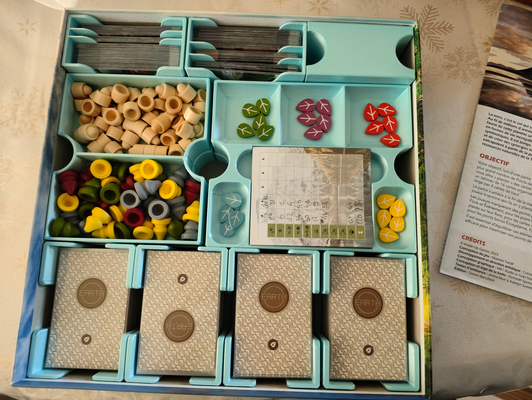 terra gioco tavolo inserire by chuckc giocattoli giochi tavola organizzatore inserti per francese 3d print model - Mito3D