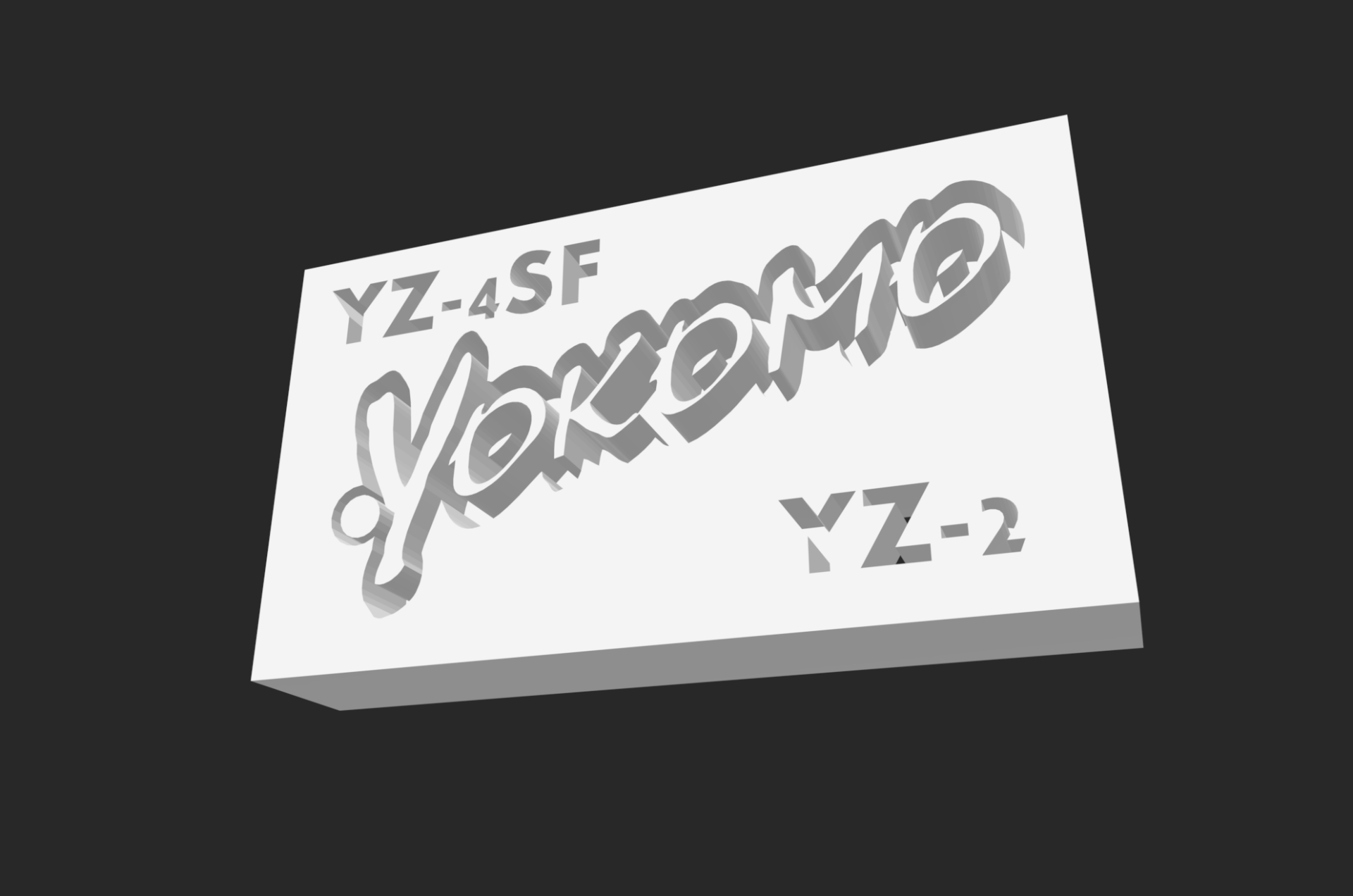 yokomo supporter by vaisselle loisir diy rc voiture 3D print model - Mito3D