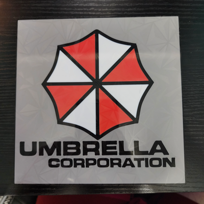 umbrella corp lightbox by tcs3d art signs & logos residentevil resident evil corporation ams video game playstation xbox 3d print model - Mito3D