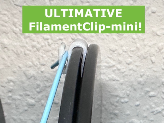 ultimative filamentclip-mini by nxtgnprthub 3d printer accessories filamentclip filament clip mini print in place fast spool adapter bambulab bambu lab gadget universal tool 3d print model - Mito3D