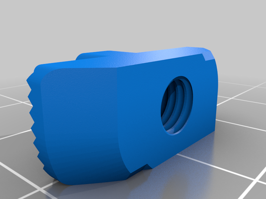 t nut 4040 extusion by cbusillo 3d printer parts 4040extrusion m4tnut tnut tnutm4 3d print model - Mito3D