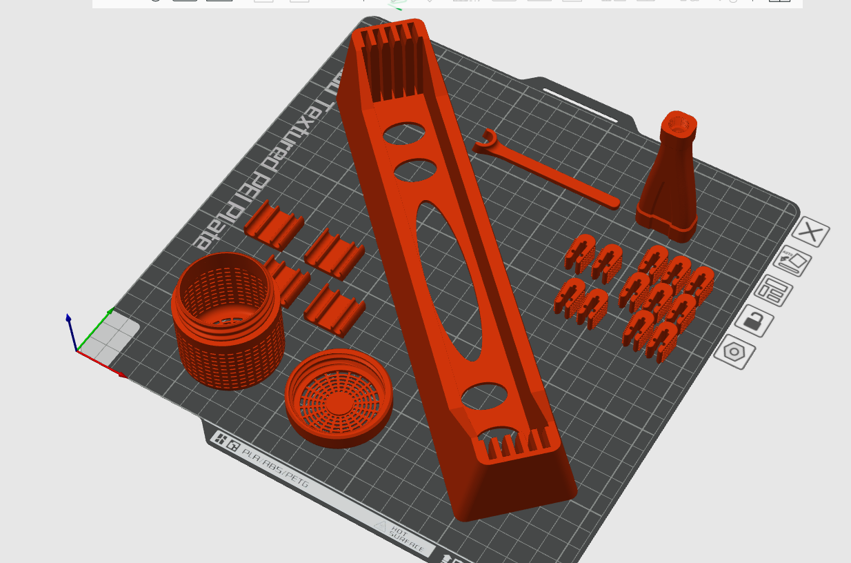 imprimante accessoires compilation remixé by cubique 3d bambulab p1s 3D print model - Mito3D