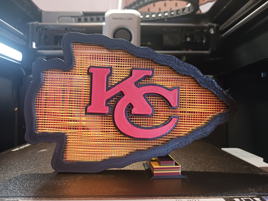 kc capi corda arte 3 stili by the3dsportsbeard segni loghi lombardi campioni playoff nfl calcio kansas città missouri patrick mahomes travis kelce taylor veloce tom brady capra sospeso galleggiante lettere 3d print model - Mito3D