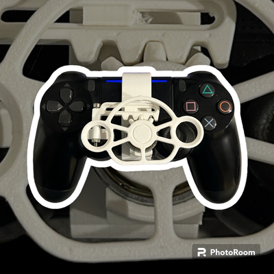 oyun istasyonu 4 kontrolör mini tekerlek m3 yeniden karıştırılmış by 3d matbaacı hobi kendin yap ps4 aksesuar ps4wheel 3d print model - Mito3D