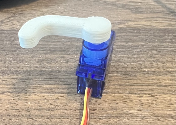 servo sg90 gerundet arm extender by coder hobby diy elektronik 3d print model - Mito3D