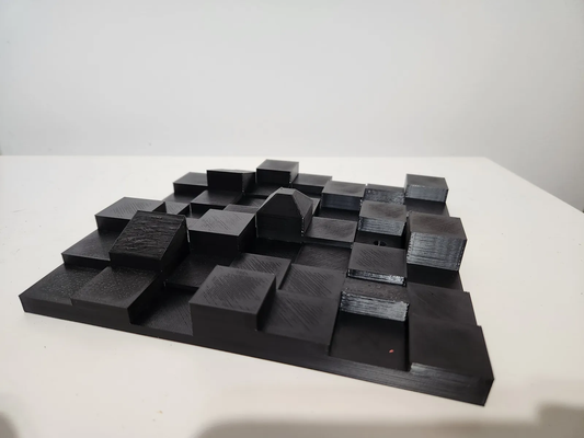 akustisch mauer fliese klang tafel by herr raven haushalt dekor panel 3d print model - Mito3D