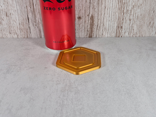 roblox robux coin coaster by db components props & cosplays 3d print model - Mito3D