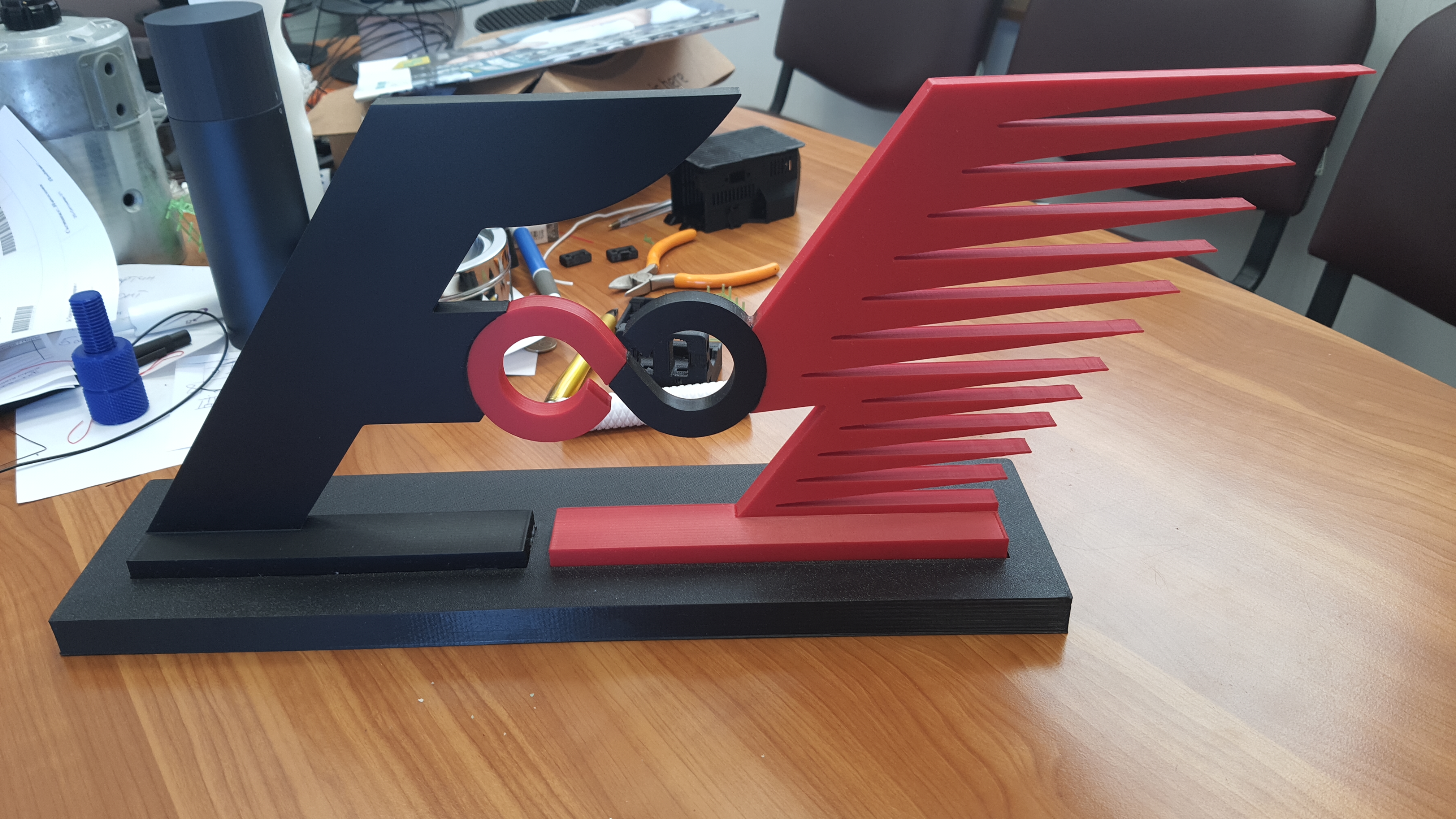 f1 logo by marto7404 sanat modeller 3D print model - Mito3D