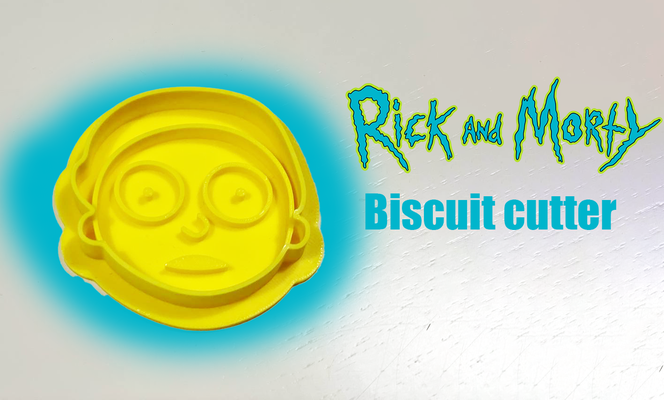 morty galleta cortador almiar by paolobonidiseño arte señales logos 3d print model - Mito3D